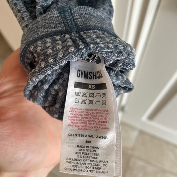 2-PIECE GYMSHARK VITAL BLUE MARL SET - Picture 4 of 4